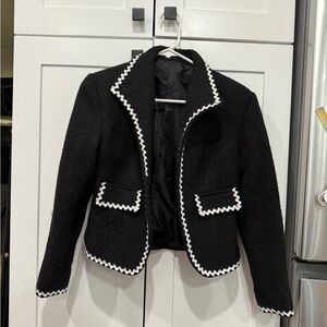 Black and White Women's Jacket